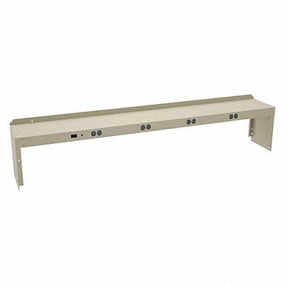 Electrical Shelf Riser 72x10-1/2x12 Sand MPN:RE-1072 SAND