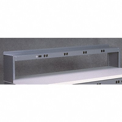 Electrical Shelf Riser 48Wx15Dx18H Gray MPN:RE-18-1548