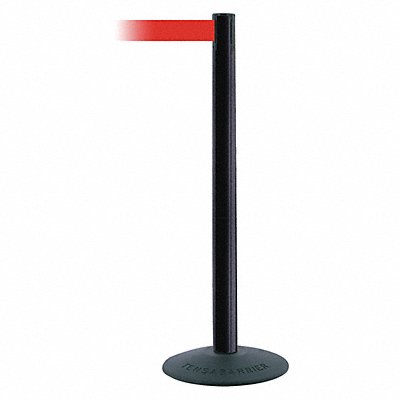 Barrier Post PVC Post Black Finish MPN:875-33-MAX-NO-R5X-C