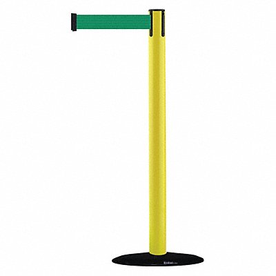 D0029 Barrier Post with Belt 7-1/2 ft L Green MPN:875-35-STD-NO-G6X-C