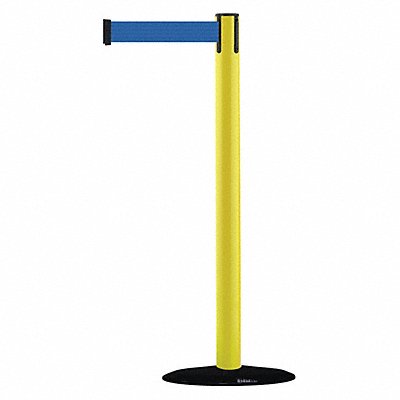 D0029 Barrier Post with Belt 7-1/2 ft L Blue MPN:875-35-STD-NO-L5X-C