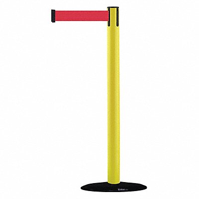 D0029 Barrier Post with Belt 7-1/2 ft L Red MPN:875-35-STD-NO-R5X-C