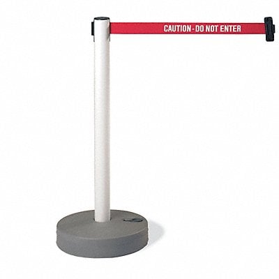 Barrier Post with Belt Black and Yellow MPN:885-35-STD-NO-D4X-C