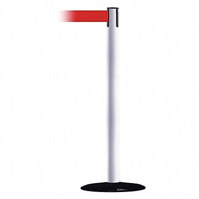 Barrier Post with Belt 13 ft L Red MPN:889B-33-32-MAX-NO-R5X-C