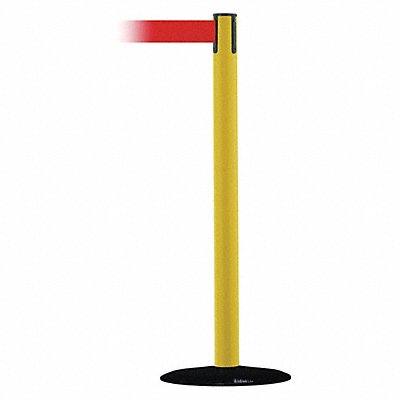 Barrier Post with Belt 13 ft L Red MPN:889B-33-35-MAX-NO-R5X-C