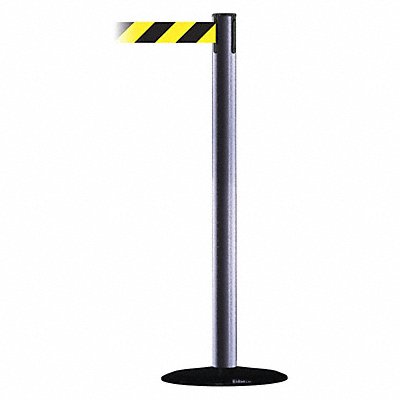 Barrier Post with Belt ABS No Scuff MPN:889B-33-73-STD-NO-D4X-C