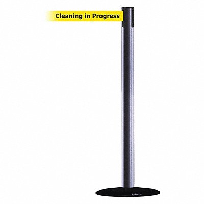 Barrier Post w/ Belt 7-1/2 ft L Yellow MPN:889B-33-73-STD-NO-YCX-C