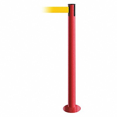 Fixed Barrier Post with Belt 13 ft L MPN:889F-21-21-MAX-NO-Y5X-C