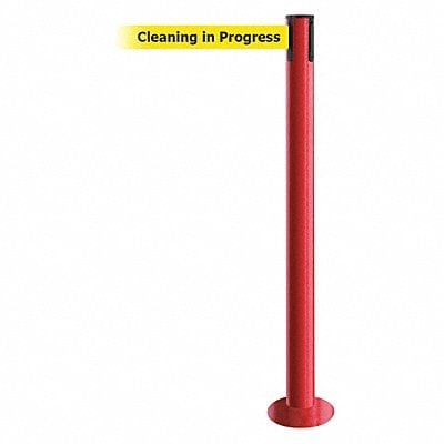Fixed Barrier Post with Belt 13 ft L MPN:889F-21-21-MAX-NO-YCX-C