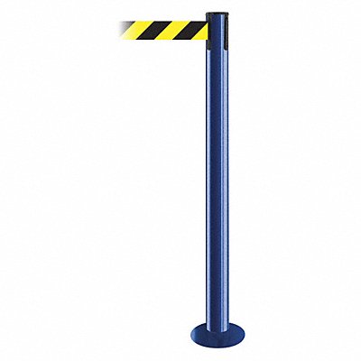 Fixed Barrier Post with Belt Blue MPN:889F-23-23-MAX-NO-D4X-C