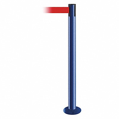 Fixed Barrier Post w/ Belt 13 ft L Red MPN:889F-23-23-MAX-NO-R5X-C