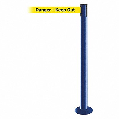 Fixed Barrier Post with Belt 13 ft L MPN:889F-23-23-MAX-NO-YDX-C