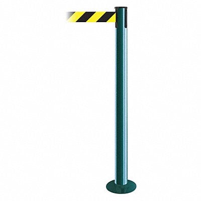 Fixed Barrier Post with Belt Green MPN:889F-28-28-MAX-NO-D4X-C