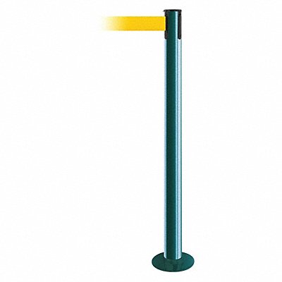 Fixed Barrier Post with Belt 13 ft L MPN:889F-28-28-MAX-NO-Y5X-C
