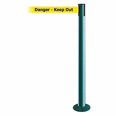Fixed Barrier Post with Belt 13 ft L MPN:889F-28-28-MAX-NO-YDX-C