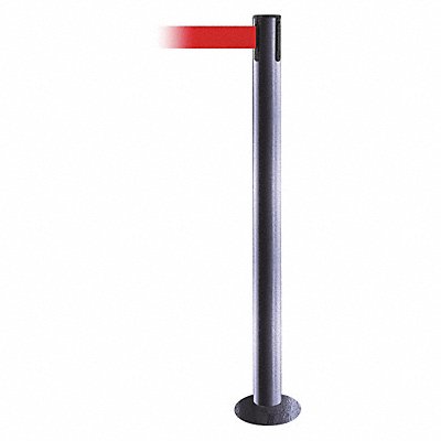 Fixed Barrier Post w/ Belt 13 ft L Red MPN:889F-73-73-MAX-NO-R5X-C