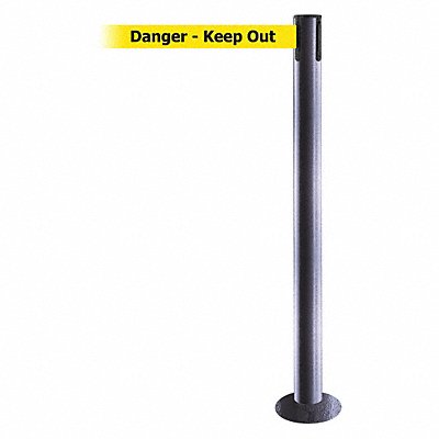 Fixed Barrier Post with Belt 13 ft L MPN:889F-73-73-MAX-NO-YDX-C