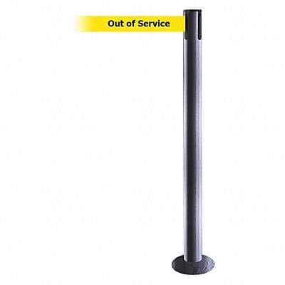 Fixed Barrier Post with Belt 13 ft L MPN:889F-73-73-MAX-NO-YEX-C