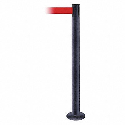 Fixed Barrier Post w/ Belt 13 ft L Red MPN:889F-89-89-MAX-NO-R5X-C