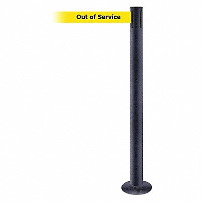 Fixed Barrier Post with Belt 13 ft L MPN:889F-89-89-MAX-NO-YEX-C