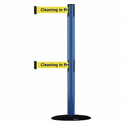 D0017 Barrier Post with Belt Blue MPN:889T2B-33-23-STD-NO-YCX-C