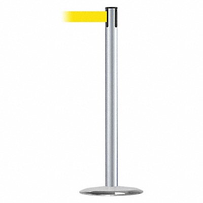 Barrier Post with Belt Metal 13 ft L MPN:889U-1S-1S-MAX-NO-Y5X-C