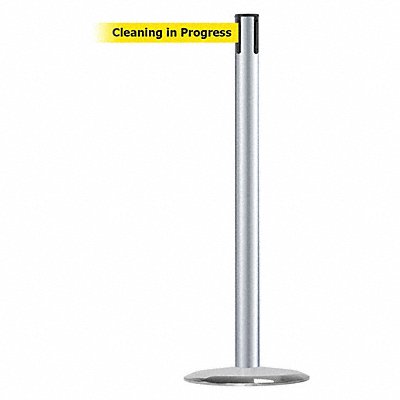 Barrier Post with Belt Metal 13 ft L MPN:889U-1S-1S-MAX-NO-YCX-C