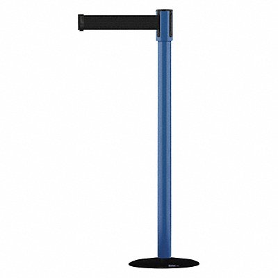 D0007 Barrier Post with Belt 7-1/2 ft L Black MPN:890B-33-23-23-STD-NO-B9X-C