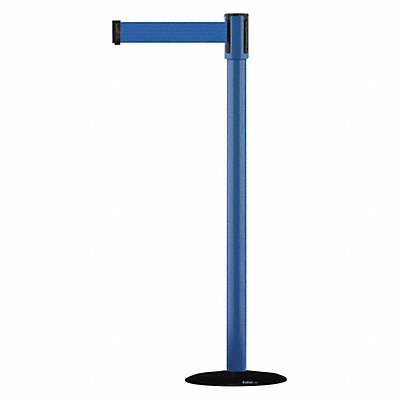 D0007 Barrier Post with Belt 7-1/2 ft L Blue MPN:890B-33-23-23-STD-NO-L5X-C