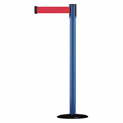 D0007 Barrier Post with Belt 7-1/2 ft L Red MPN:890B-33-23-23-STD-NO-R5X-C