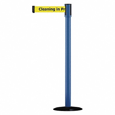 D0008 Barrier Post with Belt Blue MPN:890B-33-23-23-STD-NO-YCX-C