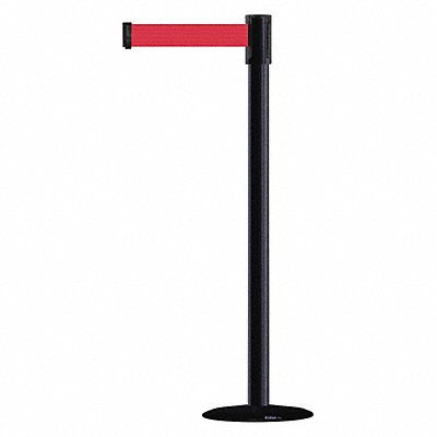 D0007 Barrier Post with Belt 7-1/2 ft L Red MPN:890B-33-33-33-STD-NO-R5X-C