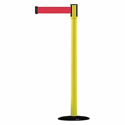 D0007 Barrier Post with Belt 7-1/2 ft L Red MPN:890B-33-35-35-STD-NO-R5X-C