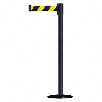 D0007 Barrier Post with Belt Texture Black MPN:890B-33-89-89-STD-NO-D4X-C