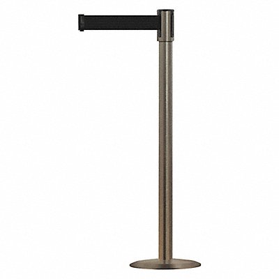 D0014 Barrier Post with Belt 7-1/2 ft L Black MPN:890U-3S-3S-3S-STD-NO-B9X-C