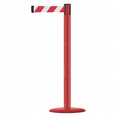 Barrier Post with Belt 38 in H 13 ft L MPN:MARINEPOST-21-MAX-NO-D3X-C