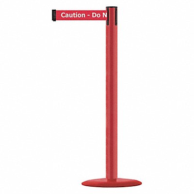 Barrier Post w/ Belt Powder Coated Metal MPN:MARINEPOST-21-STD-NO-RGX-C