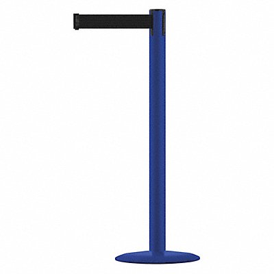 Barrier Post with Belt 7-1/2 ft L Black MPN:MARINEPOST-23-STD-NO-B9X-C