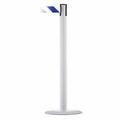 Barrier Post with Belt 38 in H 13 ft L MPN:MARINEPOST-32-MAX-NO-D1X-C