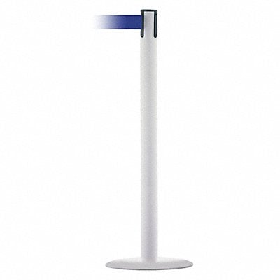 Barrier Post with Belt 13 ft L Blue MPN:MARINEPOST-32-MAX-NO-L5X-C