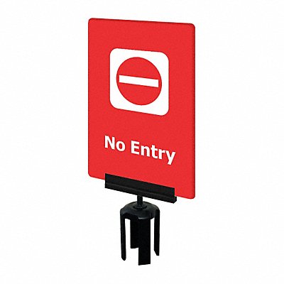 Acrylic Sign Red No Entry MPN:S14-P-21-7X11-V-HDSB-1701-33