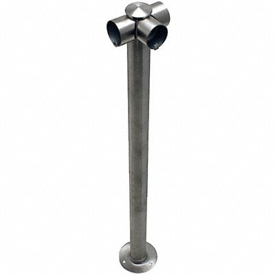 Adapta-Rail 3 Way Post Satin Stainless MPN:ADAPTARAIL-1L-5-36-3WY-3S