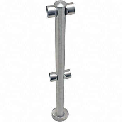 Adapta-Rail Center Post Polished Chrome MPN:ADAPTARAIL-2L-5-36-CEN-1P