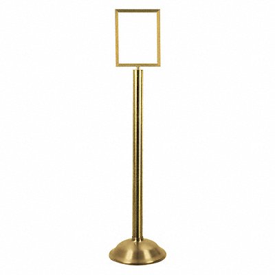 Sign Holder 8-1/2In x 11In Frame Brass MPN:1310T-2P-8511HD-V