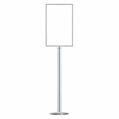 Sign Holder 14In x 22In Frame Chrome MPN:1310U-1S-1422HD-V