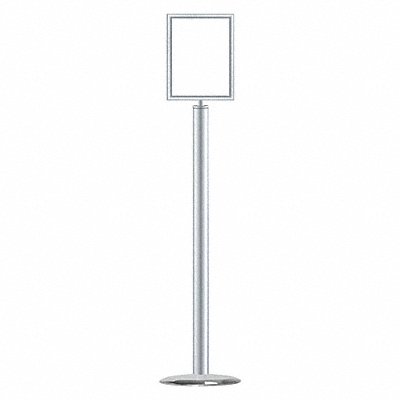 Sign Holder 8-1/2In x 11In Frame Chrome MPN:1310U-1S-8511HD-V