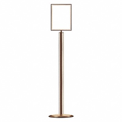 Sign Holder 8-1/2In x 11In Frame Brass MPN:1310U-2P-8511HD-V