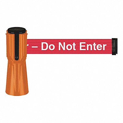 Retractable Barrier Tape Orange Finish MPN:TC114-30-MAX-NO-RIX-C