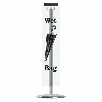 Wet Umbrella Bag Holder Satin Aluminum MPN:52391-1S-US