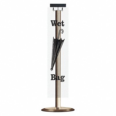 Wet Umbrella Bag Holder Satin Brass MPN:52391-2S-US